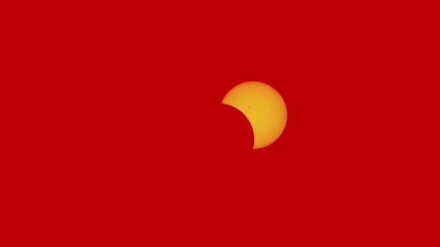 Solar Eclipse Time Lapse 500mm Astrophotography