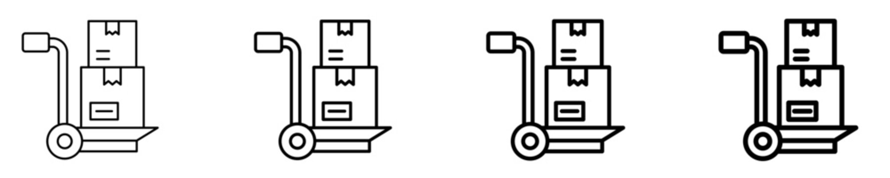 Rejected Package   Icon Set Different Style Collection