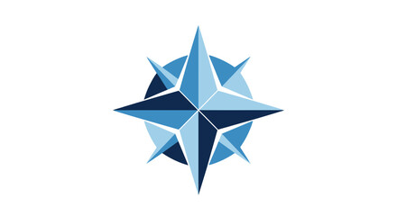 Obraz premium Blue Star Graphic Design Element.