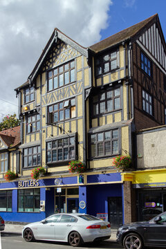 Butlers pub in High Wycombe town centre, Buckinghamshire, England