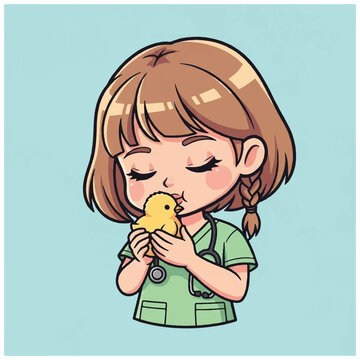 Little girl eating a yellow ice cream.