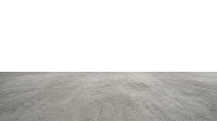 Fototapeta premium Light gray concrete floor perspective transparent background