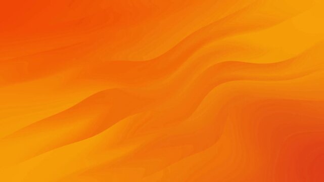Vibrant orange abstract background with wavy patterns