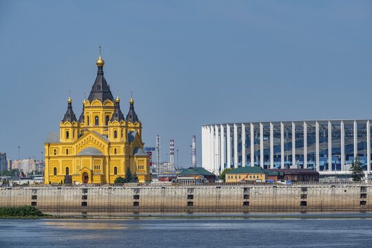 Alexander Nevsky Cathedral on the Volga, Nizhny Novgorod, Russia