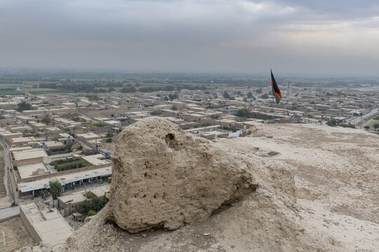 Ruins of old Kandahar, Zorr Shar, founded by Alexander the great, Kandahar, Afghanistan