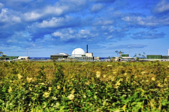 Former Dounreay nuclear power station, decommissioned nuclear power station on the coast, Highland, Scotland, United Kingdom