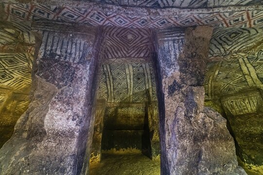 Pre-Columbian hypogea or tombs, Unesco world heritage site, Tierradentro, Colombia