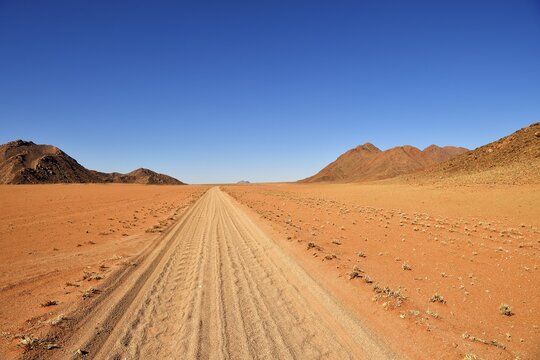 Sandtrack through the Tiras Mountains, Namibia