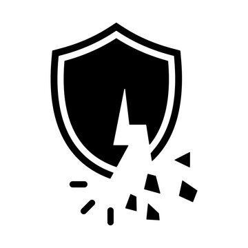 Trust Fall Icon - Solid Black