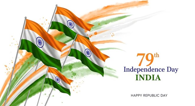 India's 79th independence day and republic day celebration