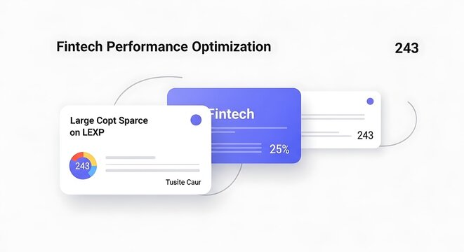 Fintech performance optimization concept image.