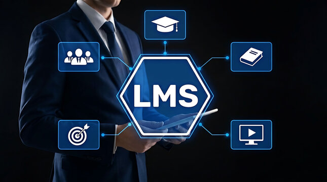 LMS Digital Learning Management System Online Education Training Business Platform