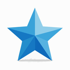 Obraz premium Blue Star Icon