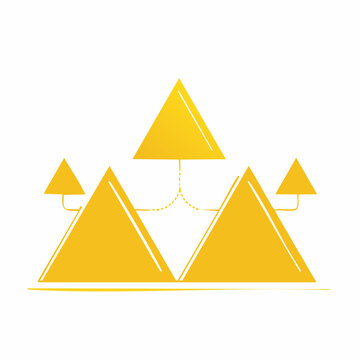 Golden Triforce Symbol