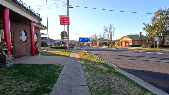 Street View of a Chinese Restaurant in Stanthorpe Queensland Australia