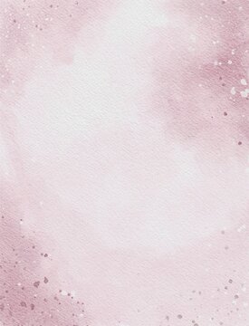 Hand Painted Hand Drawn Soft Minimalist Abstract Vertical Brushstrokes Watercolor Background | Light pink muted pink | Wedding Invitation Design and Greeting | Paper texture