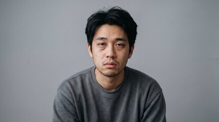 Obraz premium Portrait of a young Asian man.