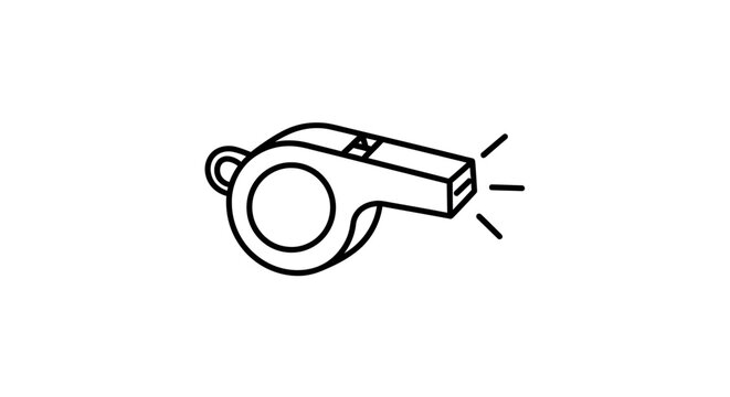 Referee Whistle Sport Official.