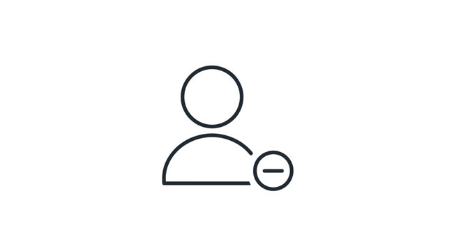 Remove User Account Icon.