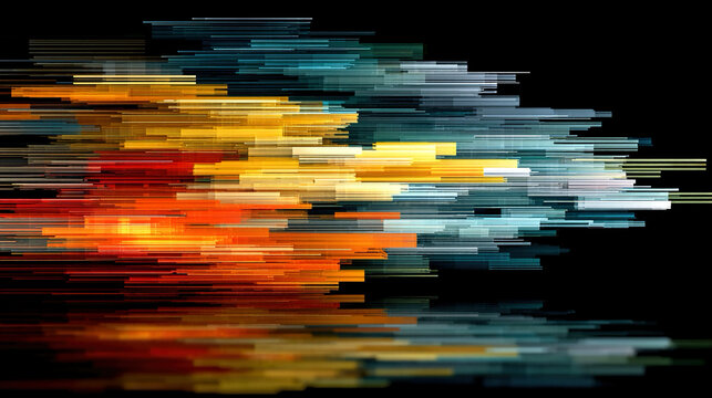 Time dilation visualization - Abstract stretched patterns, conceptual slowed temporal flow, visual dynamic energy, layered composition, minimalistic representation, expressive symbolic relativistic