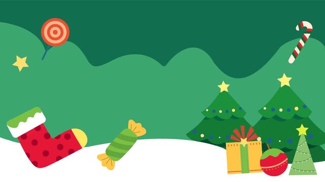 christmas tree and gifts