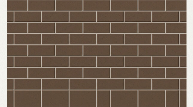 Dark Brown Brick Wall Texture Seamless Pattern Vector Background