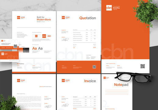 Orange And Black Corporate Brand Guidelines