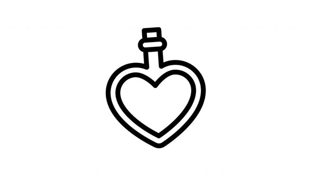 potion minimalist stroke animation