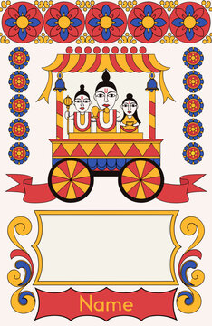 Heritage Pattachitra Art Template