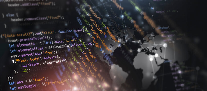 front-end web develop coding banner