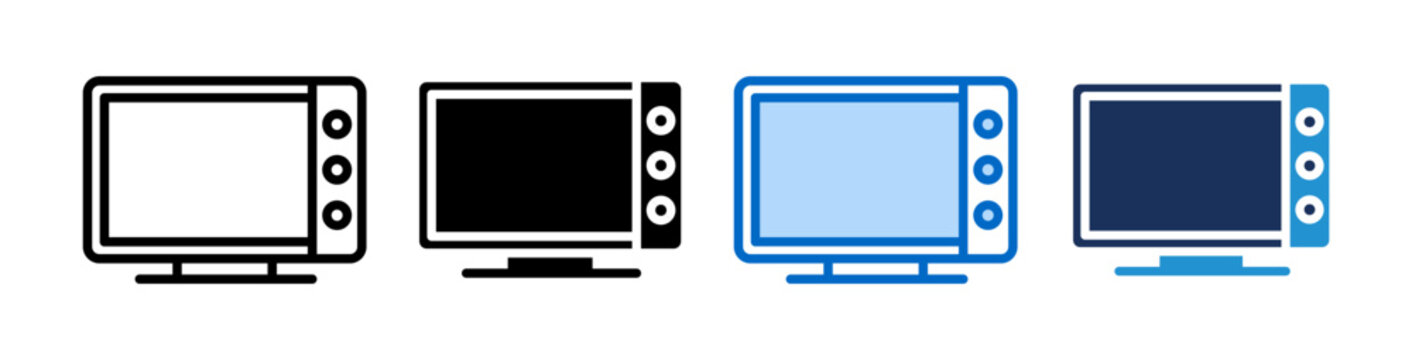 Microwaveicon Collection With Multiple Styles