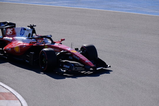 May 25, 2026, Montreal, Canada, Ferrari F1 car driven by Leclerc and Hamilton during Formula 1 track action. g.