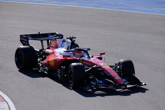 May 25, 2026, Montreal, Canada, Ferrari F1 car driven by Leclerc and Hamilton during Formula 1 track action. g.