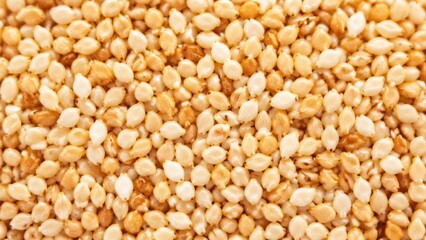 Fototapeta premium Close up pile of popcorn kernels covering entire frame