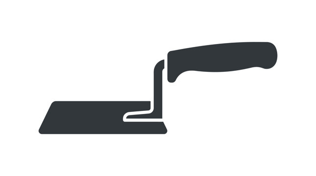 Cement Trowel Flat Vector Illustration