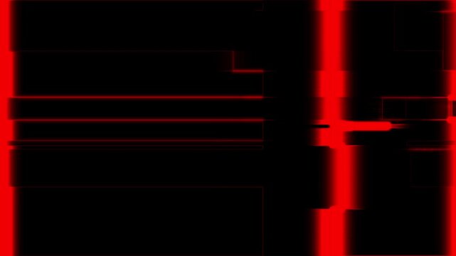 Noise and static distortions and glitch effects animation