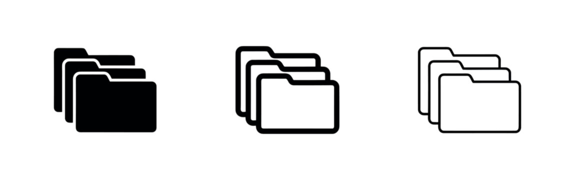 Stack of Folders Icon