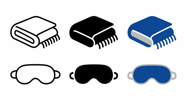 Collection of hair clippers and sleep masks in various styles and colors