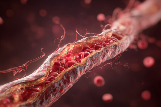 narrowed artery cholesterol