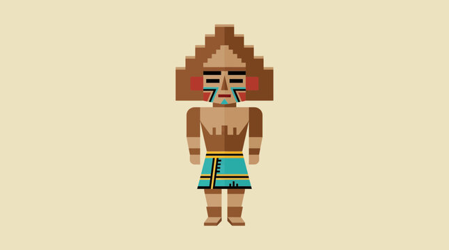 Hopi Kachina Doll Carved from Cottonwood Root