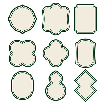 Retro Hongkong style frame collection