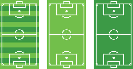Variations of soccer field designs © Tanmoy