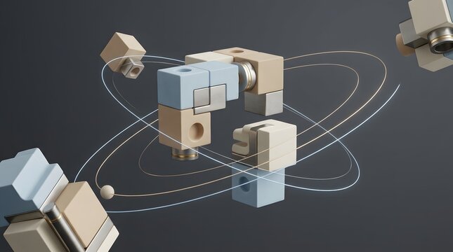 Modular building blocks in space
