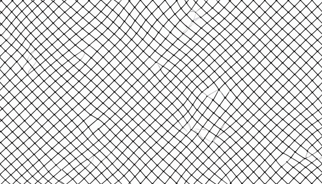 Abstract network pattern of intersecting lines and dots with a distressed texture, geometric digital background for technology or data concepts