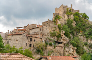 Obraz premium Castelvecchio di Rocca Barbena