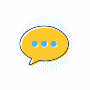 Speech bubble with ellipsis icon
