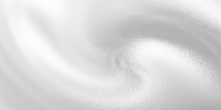 premium White foil background with a gently flowing, circular fluid swirl or wave pattern