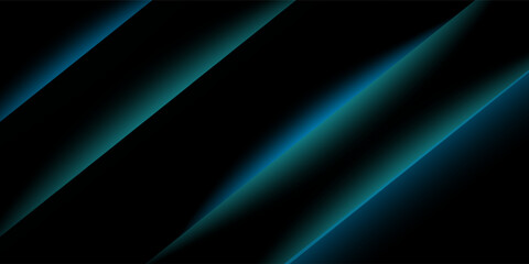 Obraz premium Blue black techno abstract background overlap layer on dark space with vertical lines effect decoration. Modern graphic design element glowing style concept for web, art, flyer, card or brochure cover