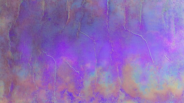 Oxidized purple silver leaf texture with rustic metallic patina
