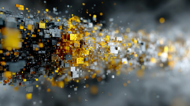 Time fragmentation - Abstract broken patterns, conceptual disrupted temporal flow, visual energy alignment, dynamic composition, minimalistic representation, expressive symbolic discontinuity.